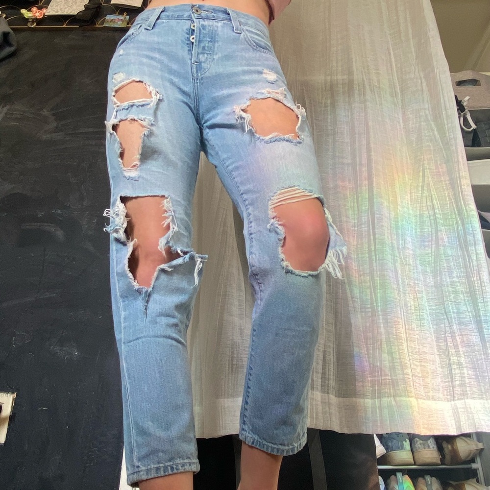 Lucky Brand ripped jeans